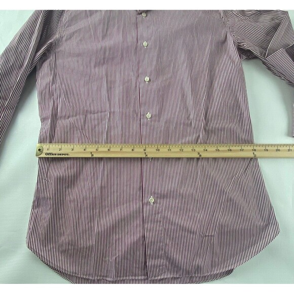 Thomas Mason CampoMarzio9 Italian made button down stripped shirt 15 3/4 40 - Picture 4 of 9
